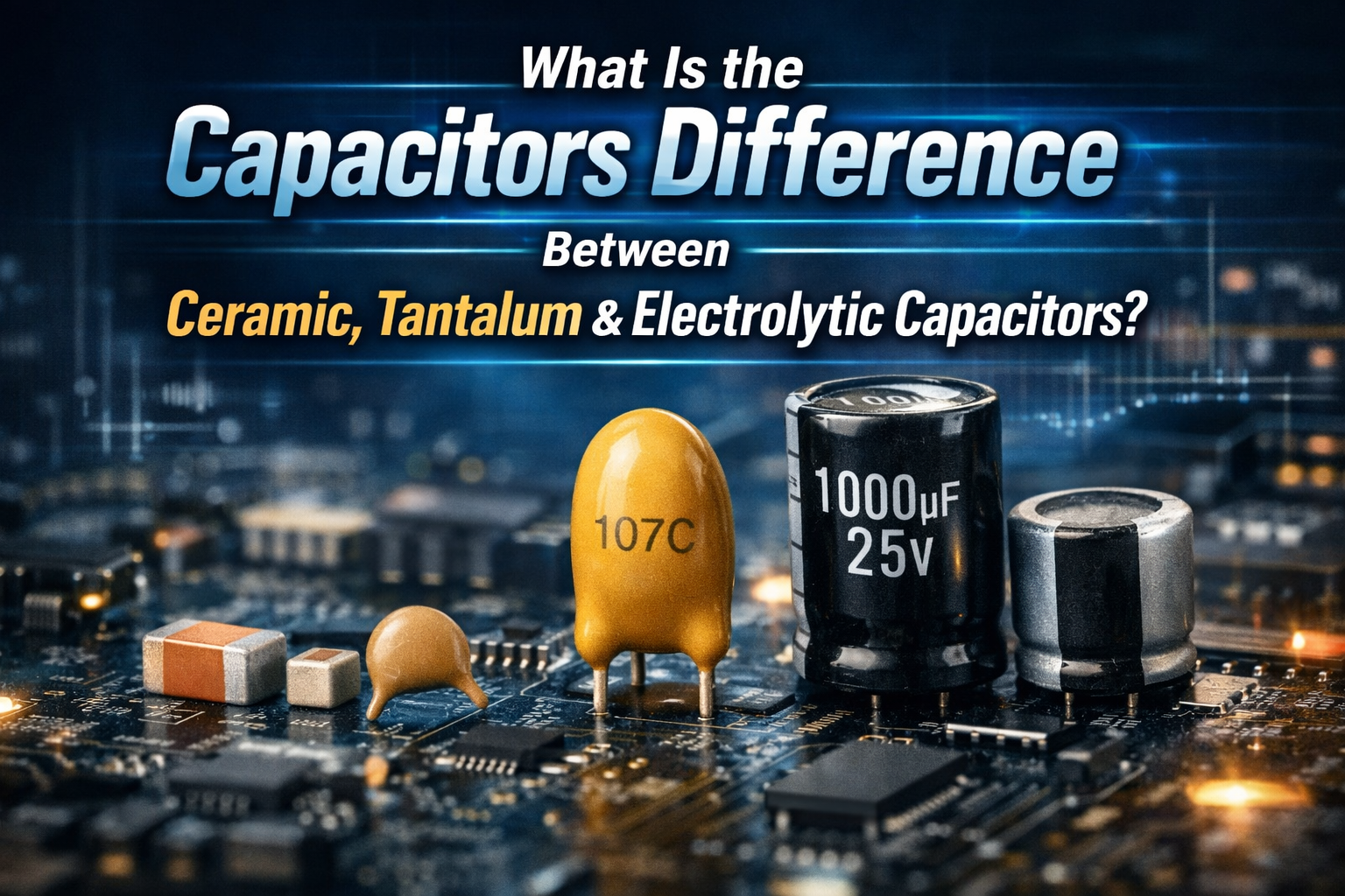 Capacitors Difference