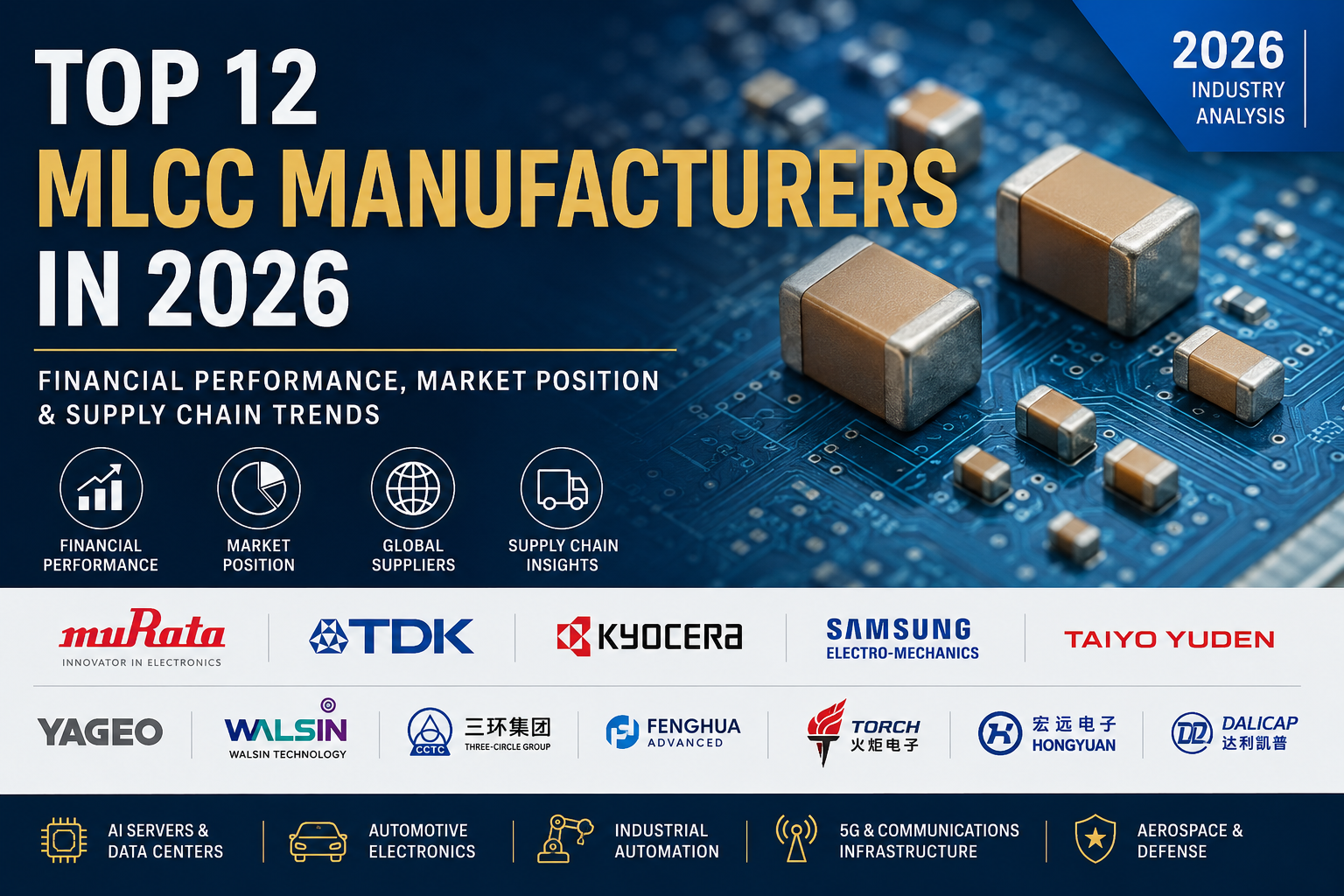 TOP 12 GLOBAL MLCC Manufacturers in 2026.